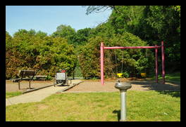 Picture of the Water Fountain and swings